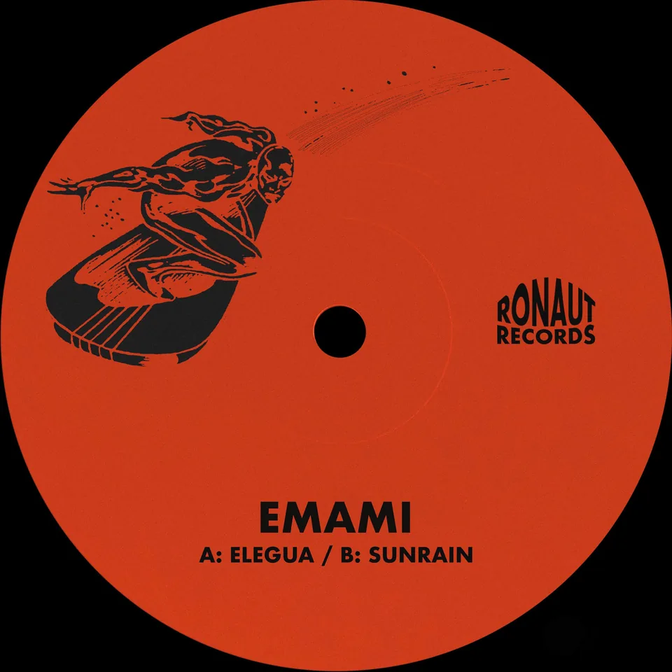 EMAMI, Elegua / Sunrain: label artwork
