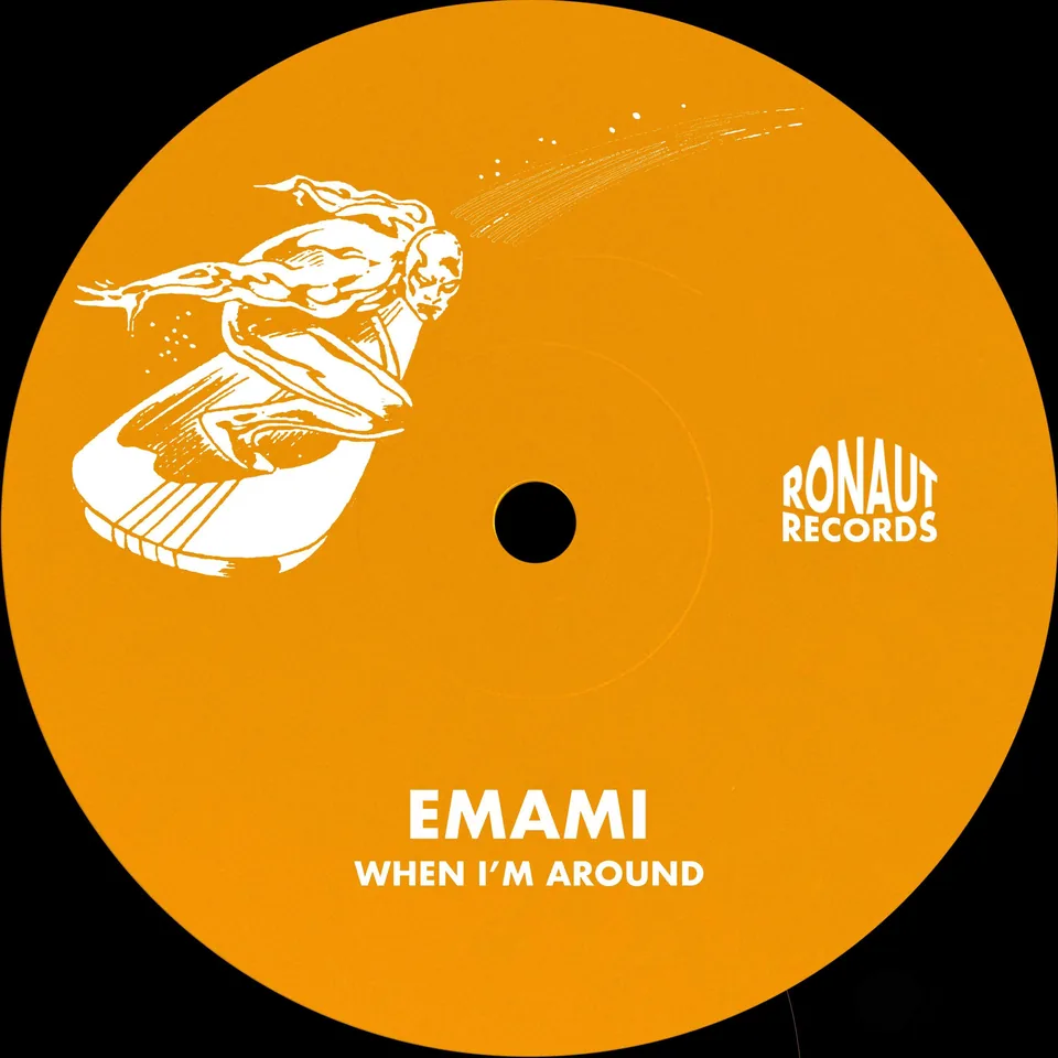 EMAMI, When I'm Around: label artwork